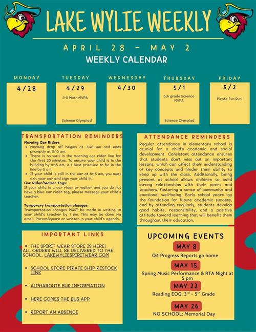 Weekly Update & Boosterthon